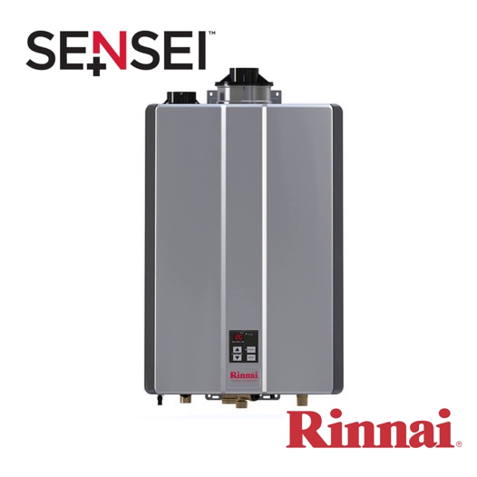 rinnai sensei instantané chauffe-eau condensation gaz naturel débit continu