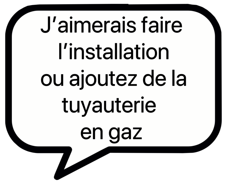 Installation tuyauterie gaz domicile